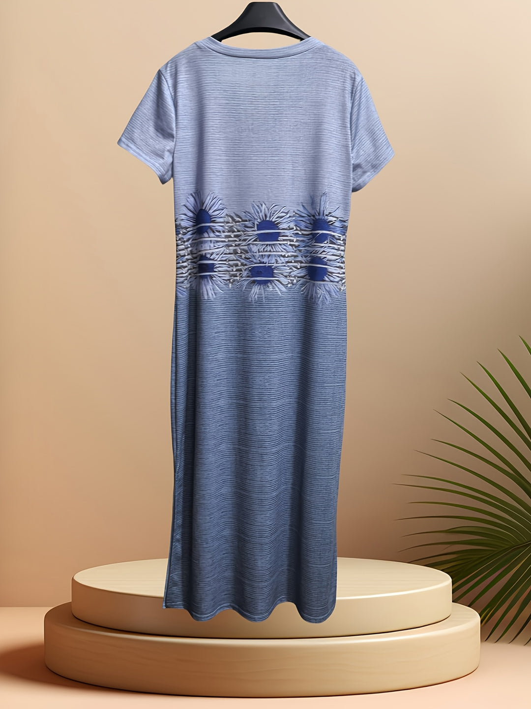 Zomer Strandjurk – V-Hals Ontwerp & Flowy Maxi Lengte