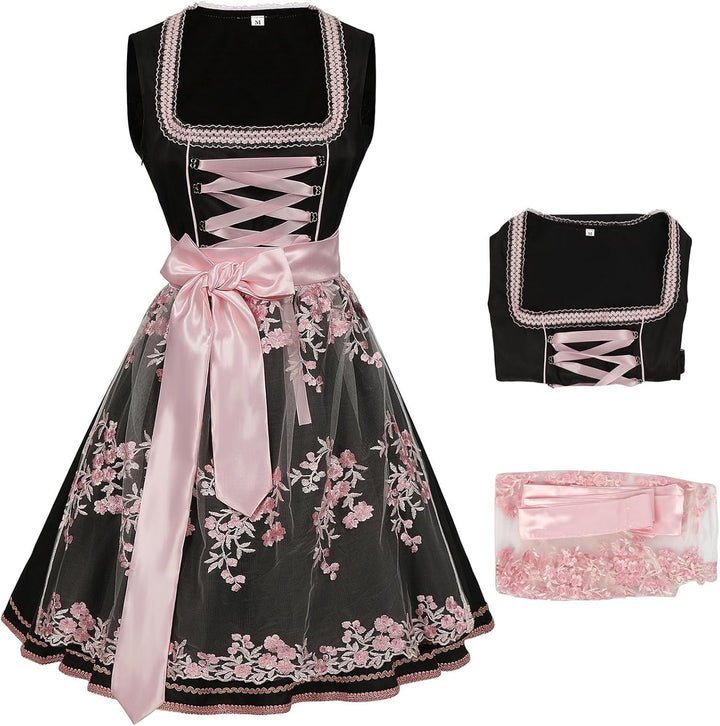 Oktoberfest Jurk – Gedrukt Ontwerp & Knoopsluiting