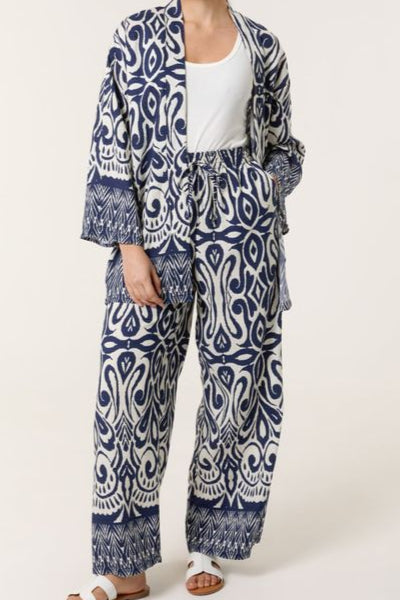 Linnenmix Broek – Wijd Model & Luchtig Weefsel
