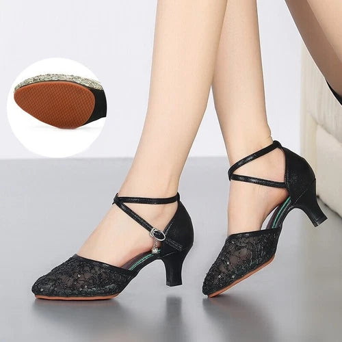 Stilettos – Peacock Patroon & Open Teen Ontwerp
